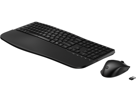 HP 685 Comfort Dual-Mode Keyboard and Mouse Combo (Programmable Keys & Buttons)