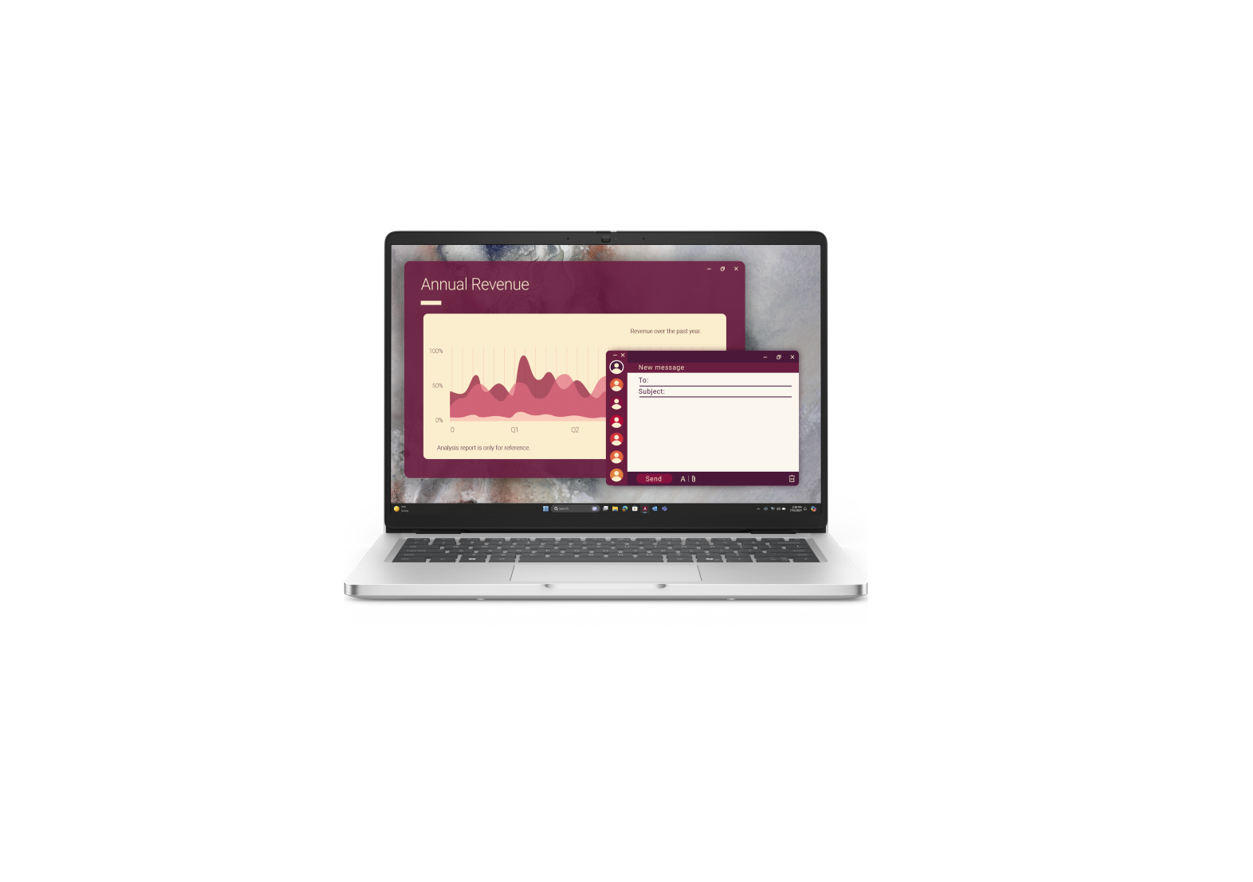 Dell Pro 14 Laptop PC14250 Laptop | U7-255U/32GB/512GB