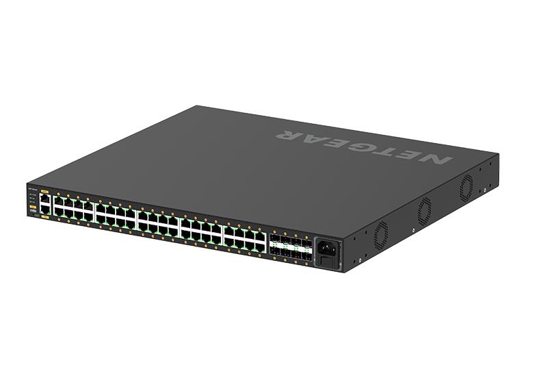 Netgear AV Line M4250-40G8F-PoE+ (GSM4248P) 40x1G PoE+ 480W and 8xSFP Managed Switch