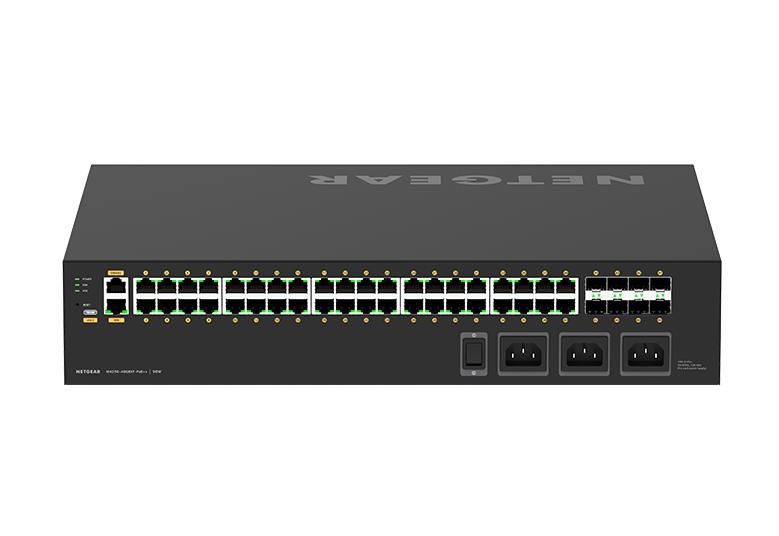 Netgear AV Line M4250-40G8XF-PoE++ (GSM4248UX) 40x1G PoE++ 2,880W and 8xSFP+ Managed Switch
