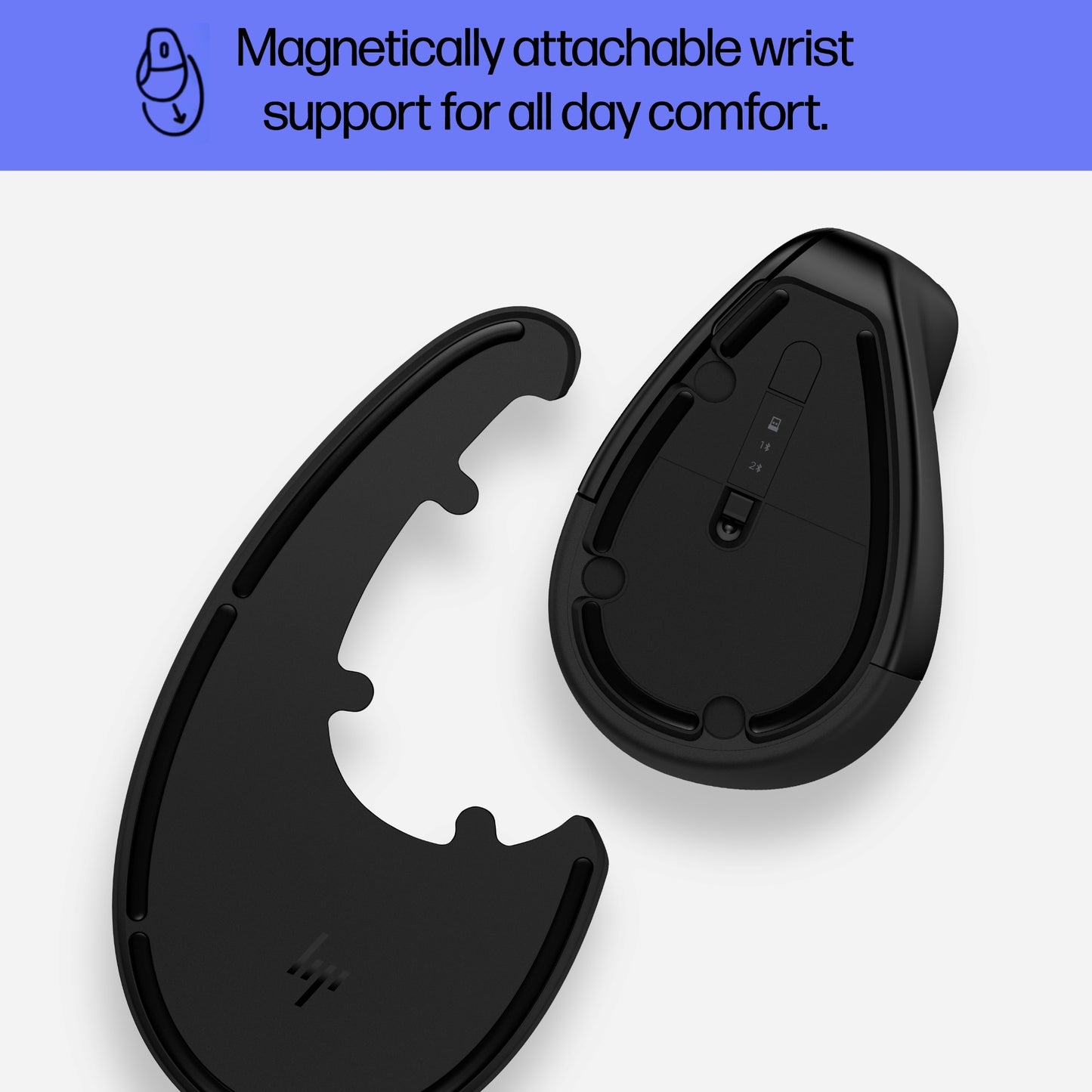 HP 925 Ergonomic Wireless Programmable Mouse