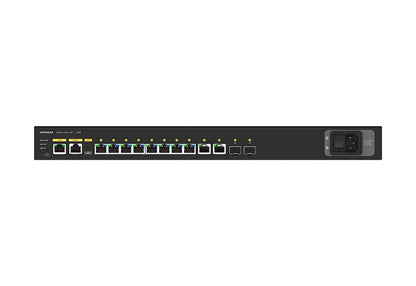 Netgear AV Line M4250-10G2F-PoE+ (GSM4212P) 8x1G PoE+ 125W 2x1G and 2xSFP Managed Switch