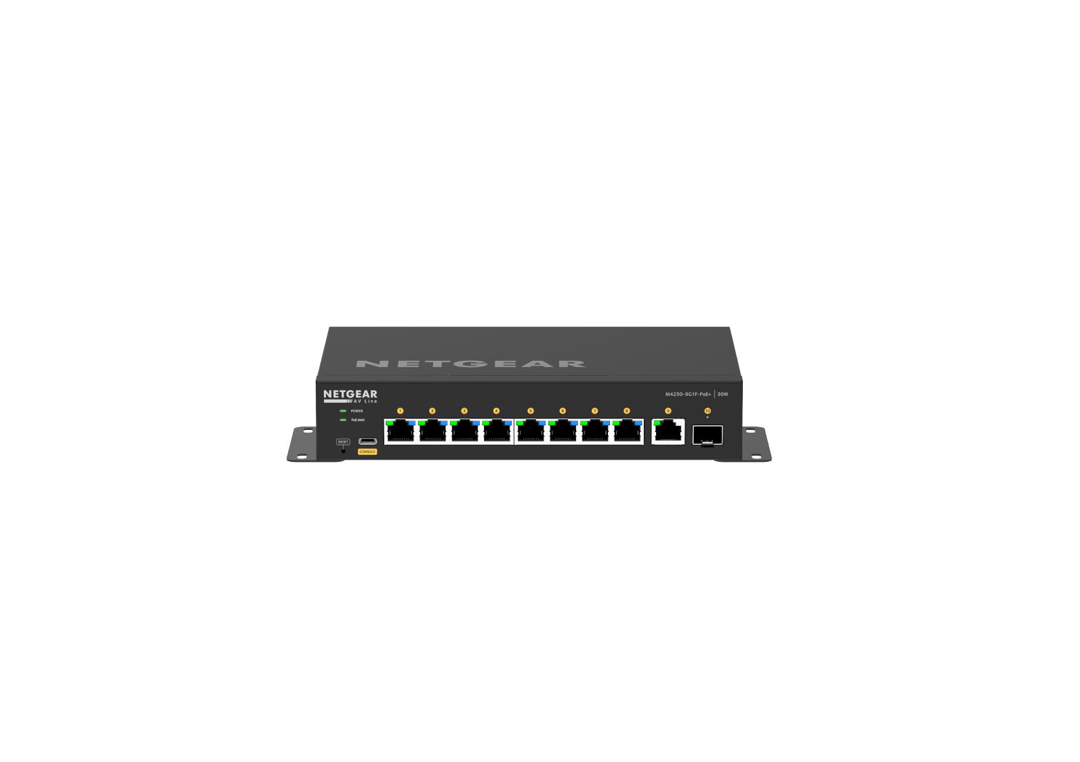 Netgear AV Line M4250-9G1F-PoE+ (GSM4210PD) 8x1G PoE+ 110W 1x1G and 1xSFP Managed Switch