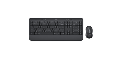 Logitech Signature MK650 Wireless Graphite Keyboard And Mouse Combo For Business