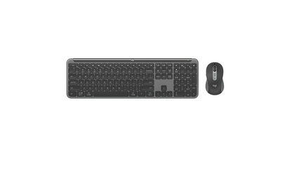 Logitech Signature Slim MK950 Graphite Wireless Keyboard & Mouse Combo For Business