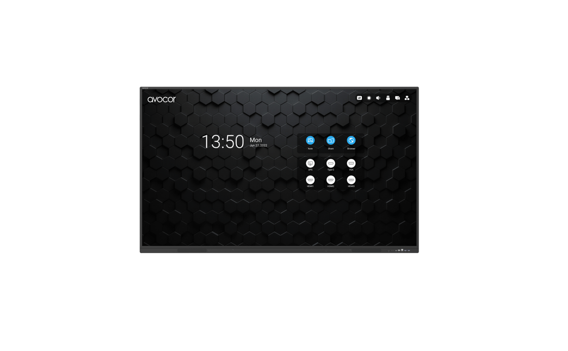 Avocor AVS-8610 86" 4K Educational Interaction Touch Display