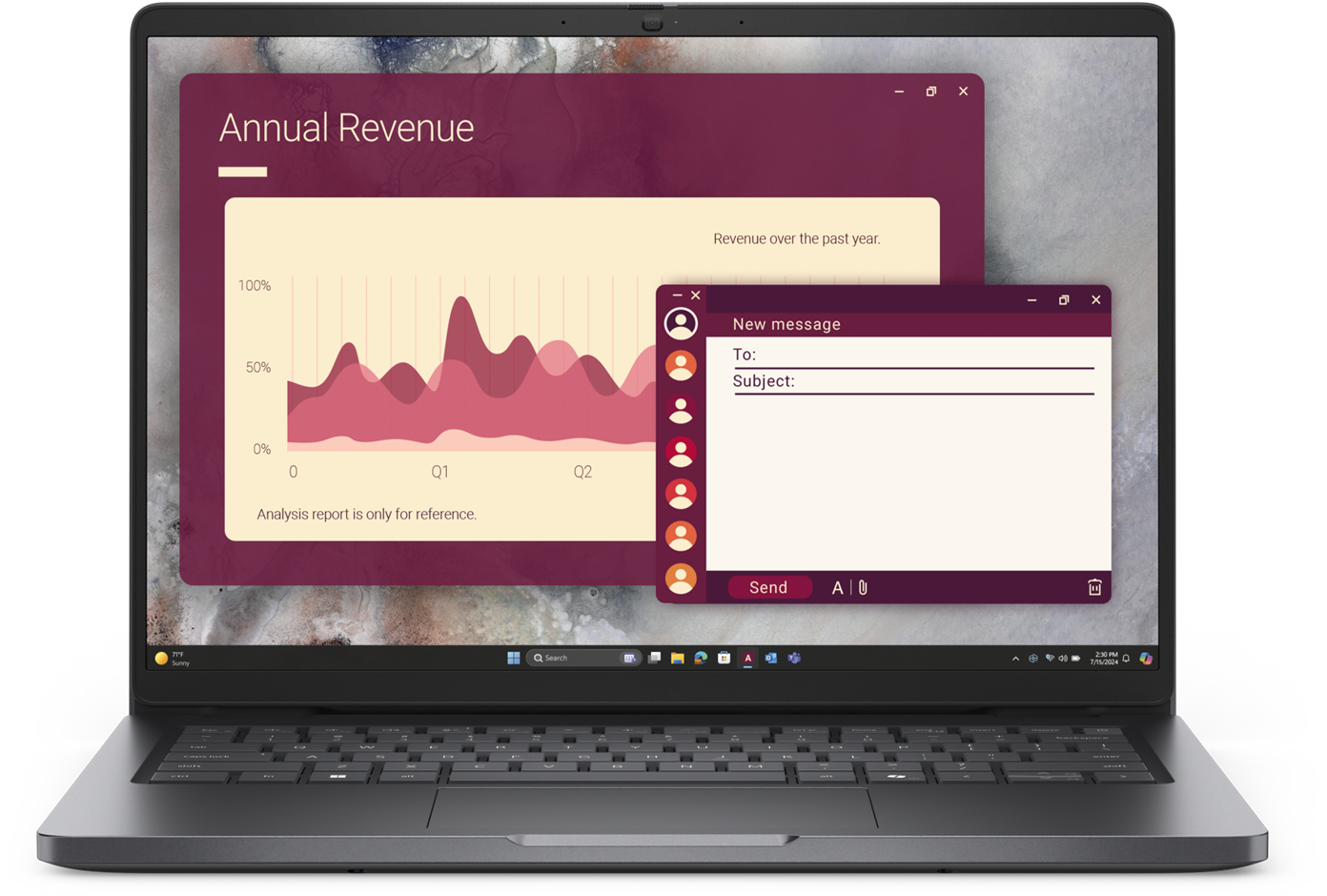 Dell Pro 14 PC14250 Laptop | U7-255U/32GB/1TB (Magnetite)