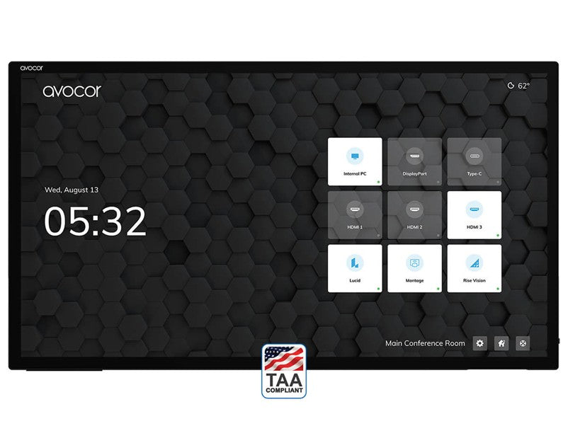 Avocor AVH-8620 86" 4K PCAP Touch Technology Display