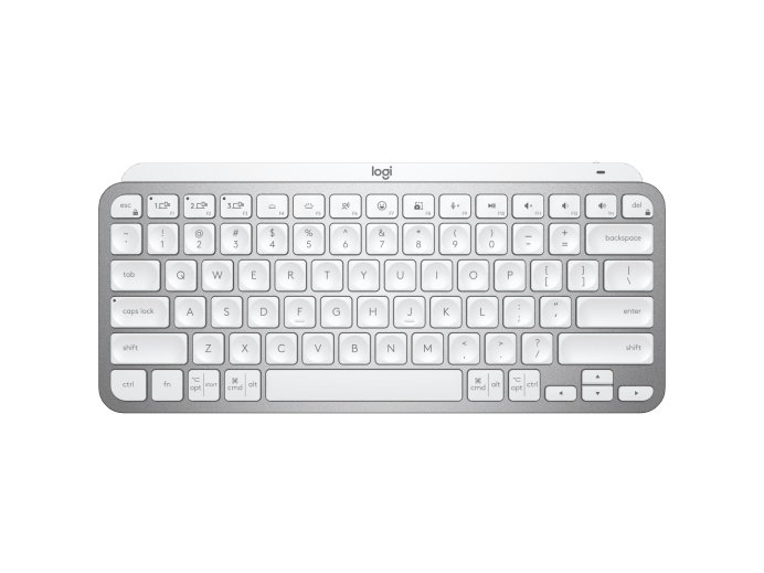 Logitech MX Keys Mini Pale Grey Keyboard For Business