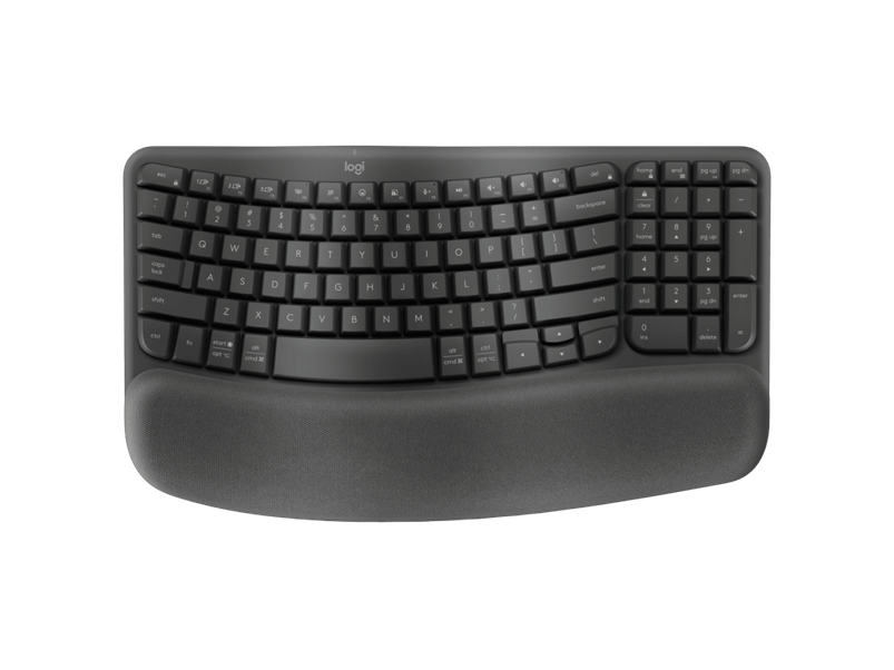 Logitech Wave Keys Graphite Keyboard For Business