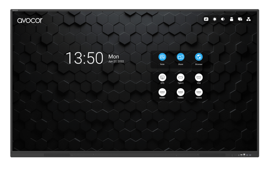 Avocor AVS-8610 86" 4K Educational Interaction Touch Display