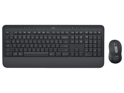 Logitech Signature MK650 Wireless Graphite Keyboard And Mouse Combo For Business