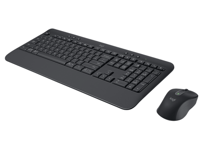 Logitech Signature MK650 Wireless Graphite Keyboard And Mouse Combo For Business