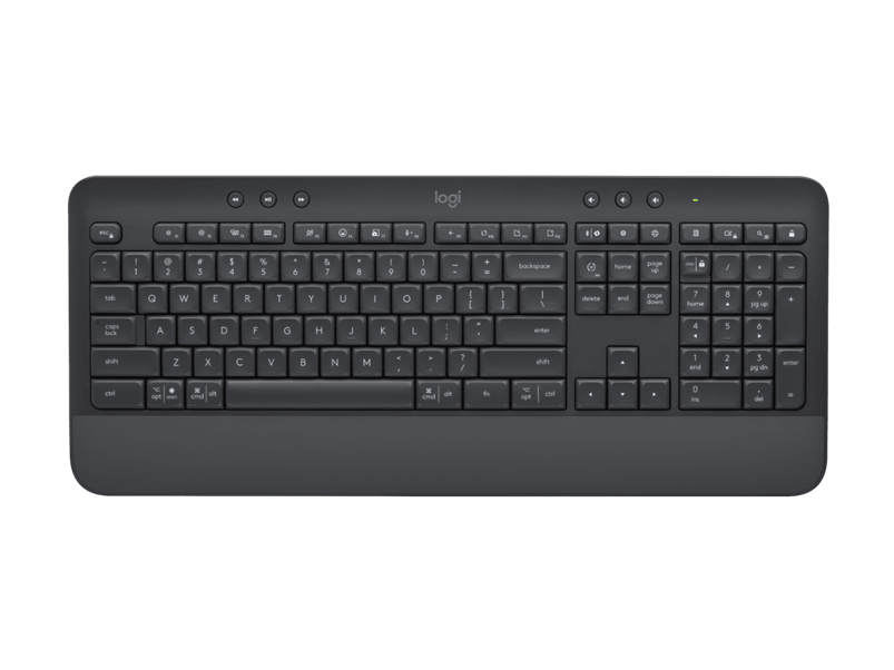 Logitech Signature MK650 Wireless Graphite Keyboard And Mouse Combo For Business