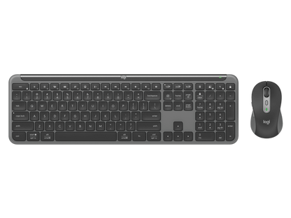 Logitech Signature Slim MK950 Graphite Wireless Keyboard & Mouse Combo For Business