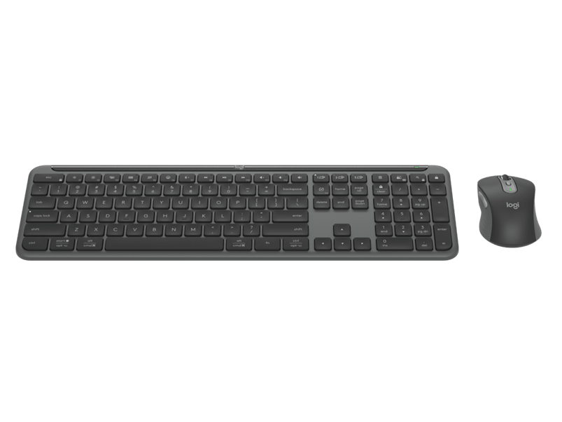 Logitech Signature Slim MK950 Graphite Wireless Keyboard & Mouse Combo For Business