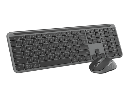 Logitech Signature Slim MK950 Graphite Wireless Keyboard & Mouse Combo For Business