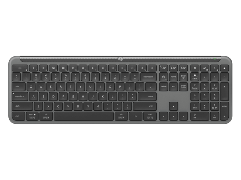 Logitech Signature Slim MK950 Graphite Wireless Keyboard & Mouse Combo For Business