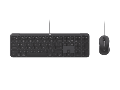 Logitech MK620 Wired USB-C Keyboard And Mouse Combo For Business
