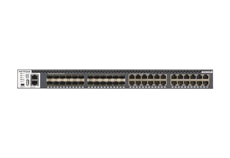 Netgear Full-Width 48x1G Stackable Managed Switch with 2x10GBASE-T and 2xSFP+ (GSM4352S)