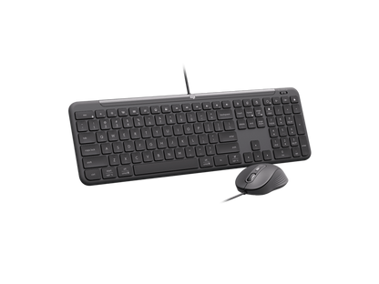 Logitech MK620 Wired USB-C Keyboard And Mouse Combo For Business