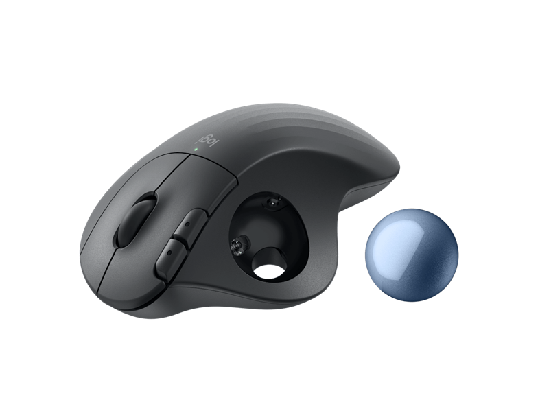 Logitech Ergo M575 Wireless Trackball Graphite Mouse For Business