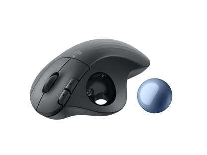 Logitech Ergo M575 Wireless Trackball Graphite Mouse For Business