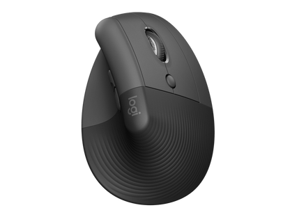 Logitech Lift Vertical Ergonomic Graphite Mouse For Business