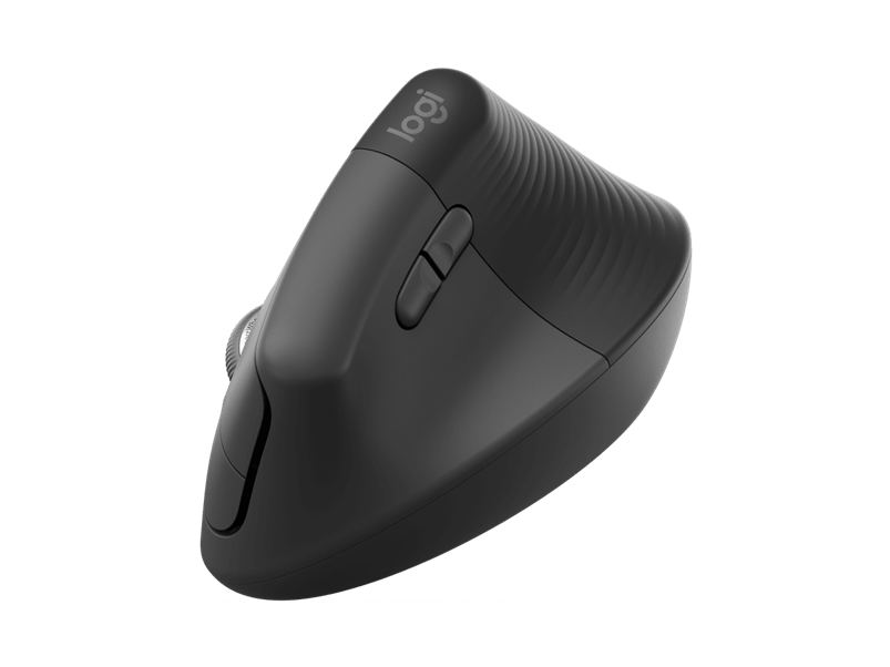 Logitech Lift Vertical Ergonomic Graphite Mouse For Business