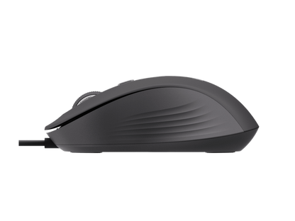 Logitech Signature Wired M520 Graphite Mouse For Business