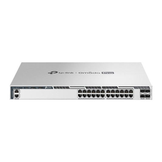 TP-Link S6500-24M4Y Omada Pro 24-Port 2.5G Stackable L3 Managed Switch with 4 25G Slots