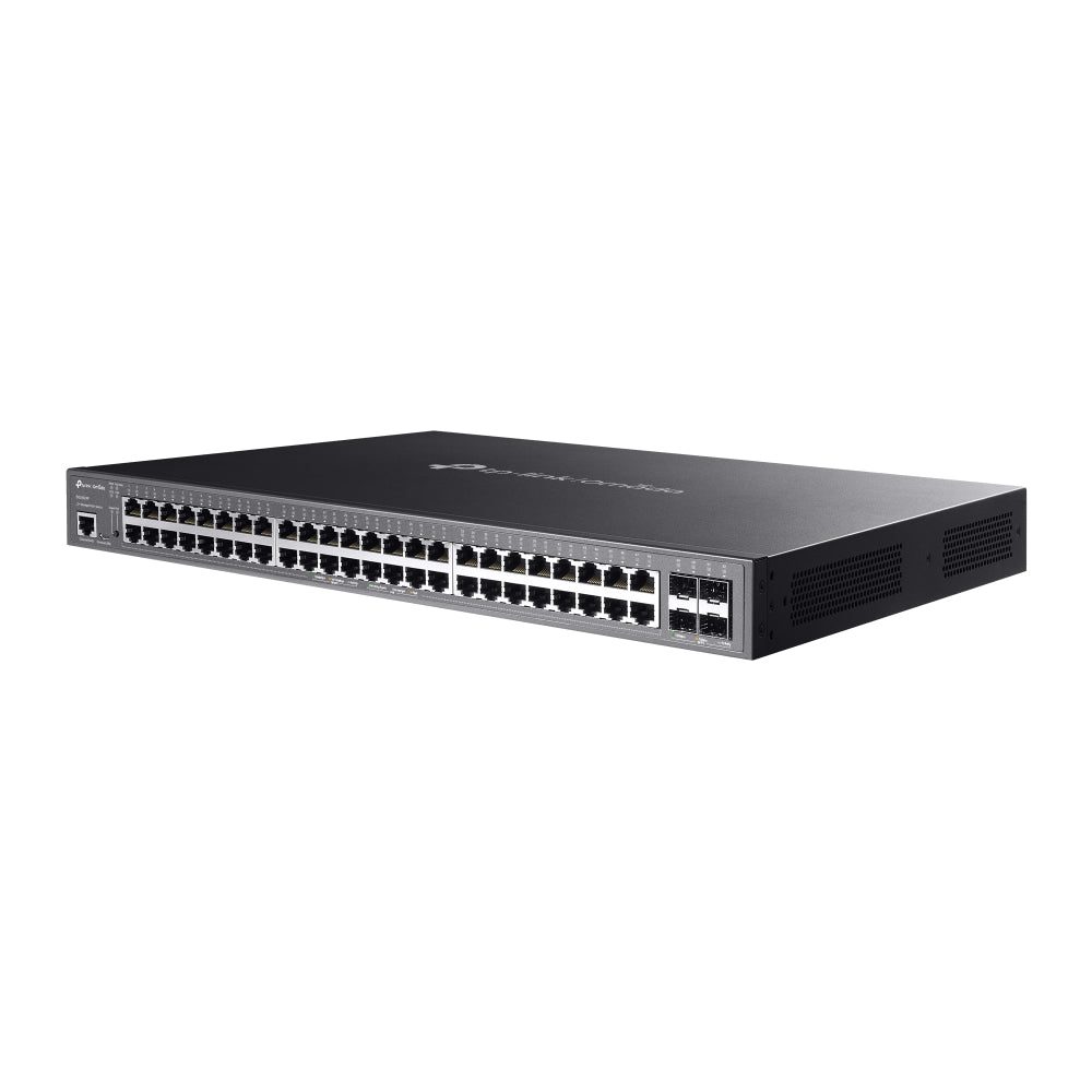 TP-Link SG3452XP Omada 48-Port Gigabit and 4-Port 10GE SFP+ L2+ Managed Switch with 48-Port PoE+