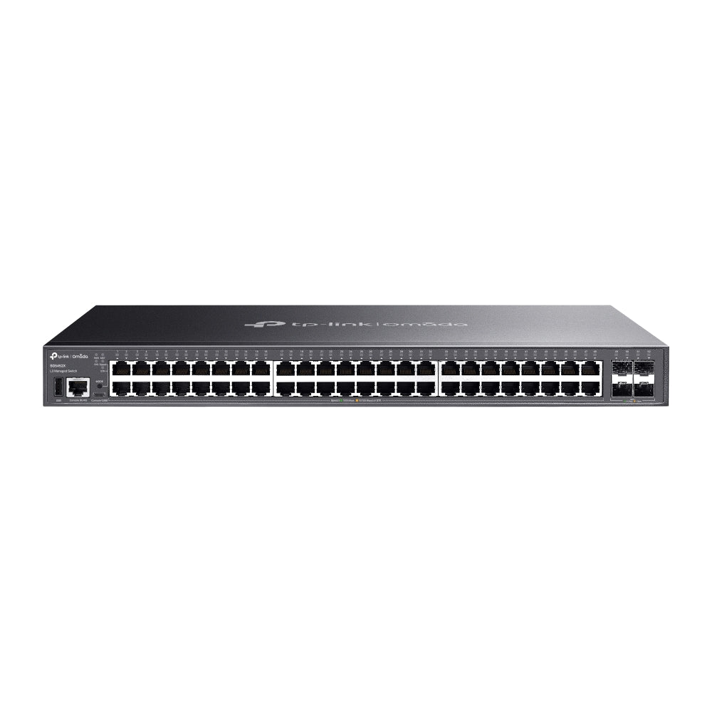 TP-Link SG5452X Omada 48-Port Gigabit Stackable Lite L3 Managed Switch with 4× 10G Slots