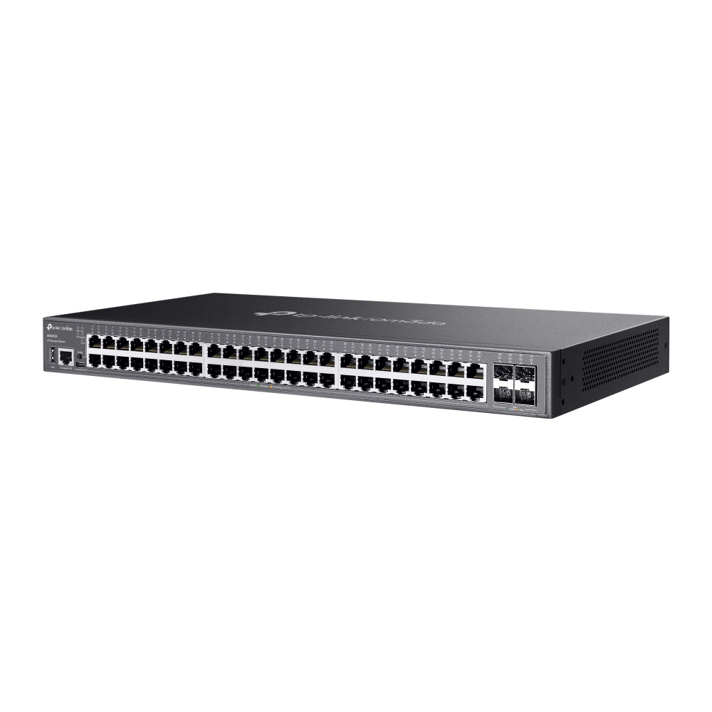TP-Link SG5452X Omada 48-Port Gigabit Stackable Lite L3 Managed Switch with 4× 10G Slots
