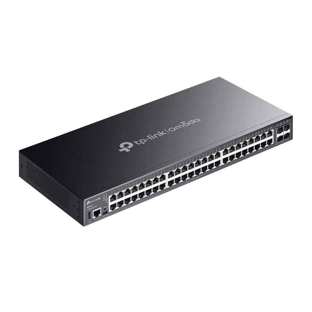 TP-Link SG5452X Omada 48-Port Gigabit Stackable Lite L3 Managed Switch with 4× 10G Slots